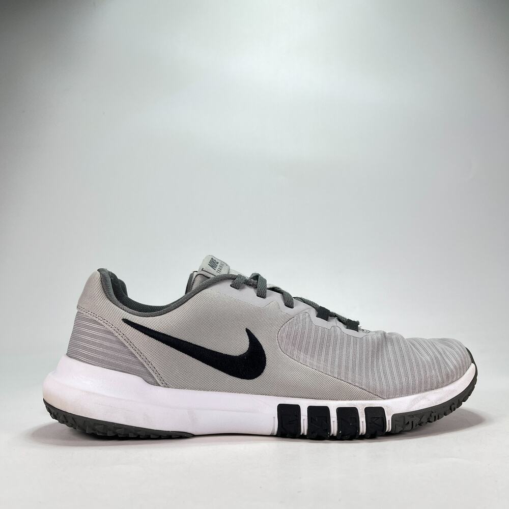 Nike Flex Control 4 Particle Grey Black Training Shoes CD0197-001 Mens Size 11.5